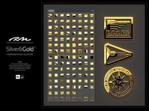 200+奖牌金色渐变PS样式-LOGO标兵-专业设计平台-海量素材资源