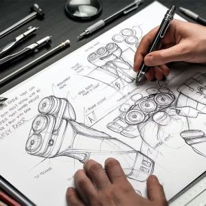 专业的手绘设计草图样机PSD模板-LOGO标兵-专业设计平台-海量素材资源