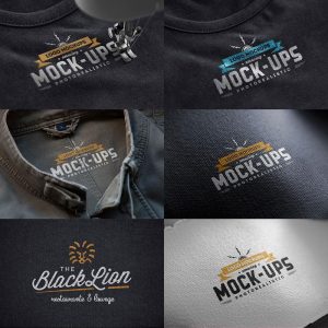 Logo标志设计展示样机PSD17款-LOGO标兵-专业设计平台-海量素材资源