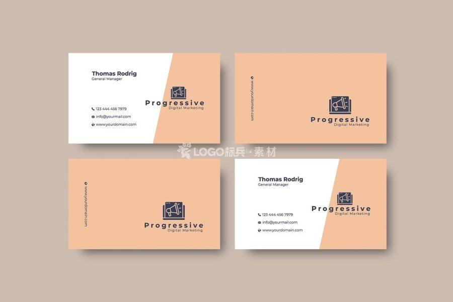 图片[9]-名片设计模板，PSD源文件100款高大上稀缺 - LOGO标兵-专业设计平台-海量素材资源-LOGO标兵-专业设计平台-海量素材资源