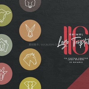 简约优雅装饰logo设计模板,600套,PSD AI源文件-LOGO标兵-专业设计平台-海量素材资源