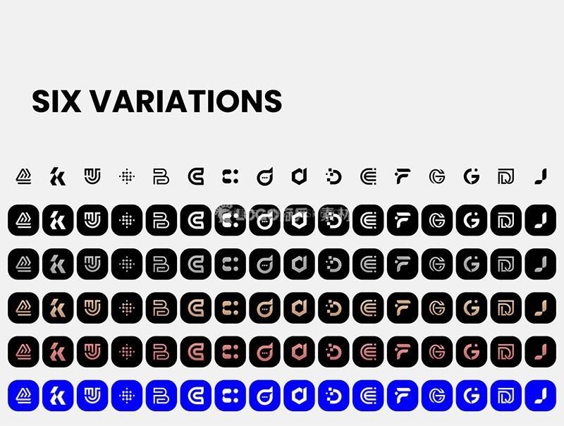图片[3]-抽象字母符号形状LOGO矢量4000+模板 - LOGO标兵-专业设计平台-海量素材资源-LOGO标兵-专业设计平台-海量素材资源