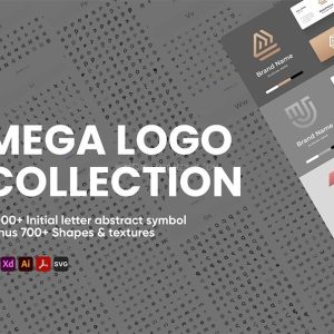 抽象字母符号形状LOGO矢量4000+模板-LOGO标兵-专业设计平台-海量素材资源