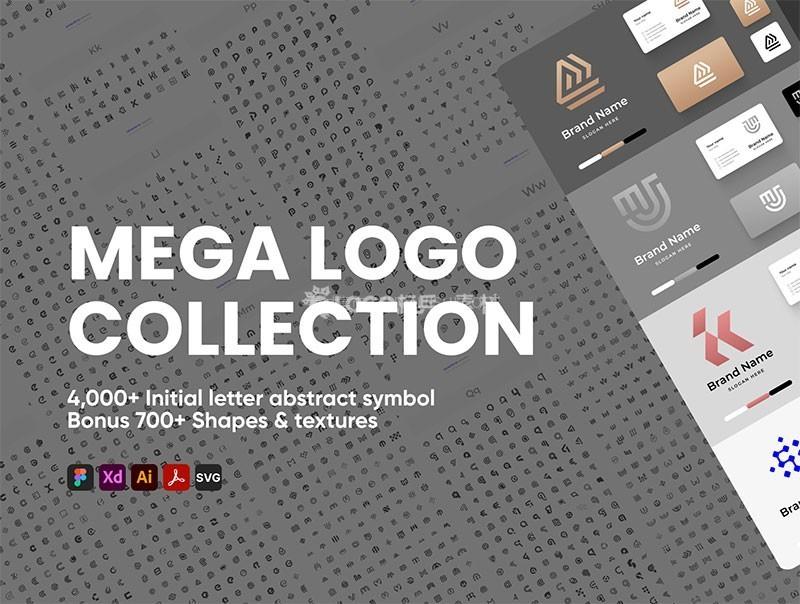 抽象字母符号形状LOGO矢量4000+模板 - LOGO标兵-专业设计平台-海量素材资源-LOGO标兵-专业设计平台-海量素材资源
