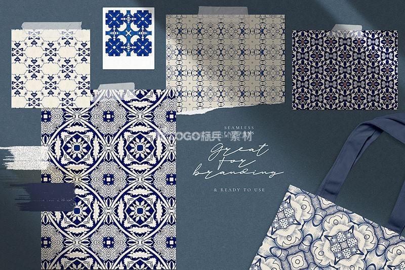 图片[3]-高端几何无缝拼接印花古典图案JPG99款 - LOGO标兵-专业设计平台-海量素材资源-LOGO标兵-专业设计平台-海量素材资源