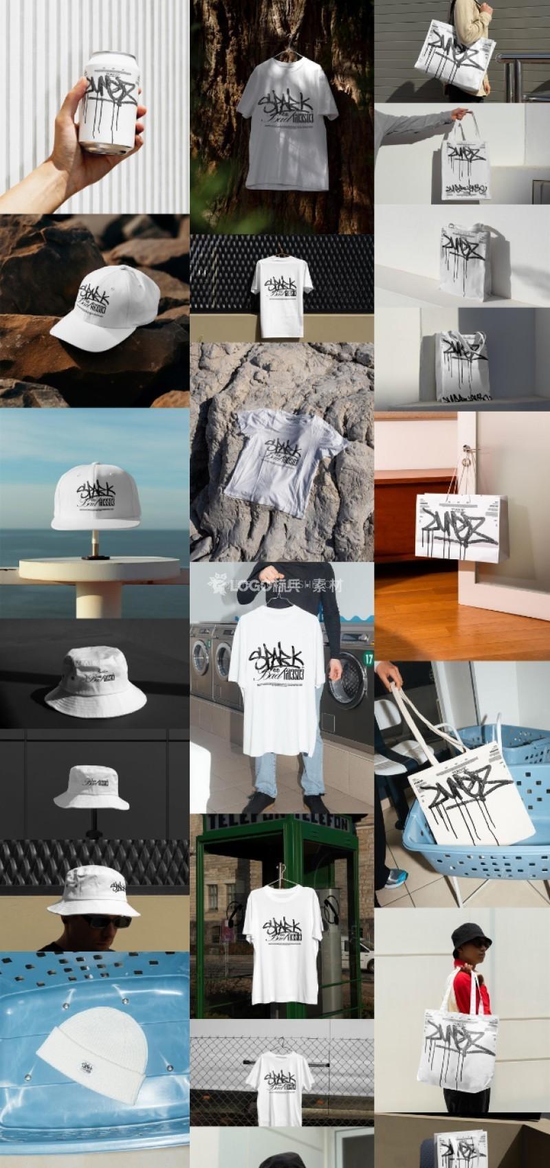 潮流时尚服饰设计展示样机模板60套-LOGO标兵-专业设计平台-海量素材资源