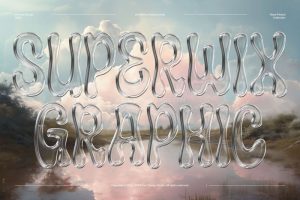 3D透明玻璃文字效果图层样式PSD-LOGO标兵-专业设计平台-海量素材资源