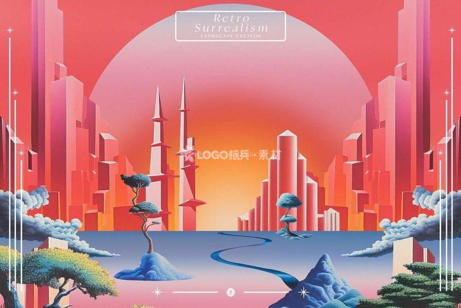 图片[2]-超现实奇幻蒸汽波渐变拼贴透明底PNG免抠素材200+ - LOGO标兵-专业设计平台-海量素材资源-LOGO标兵-专业设计平台-海量素材资源
