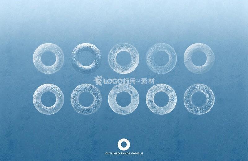 图片[3]-10种冰雪文字效果PS样式，ASL格式 - LOGO标兵-专业设计平台-海量素材资源-LOGO标兵-专业设计平台-海量素材资源