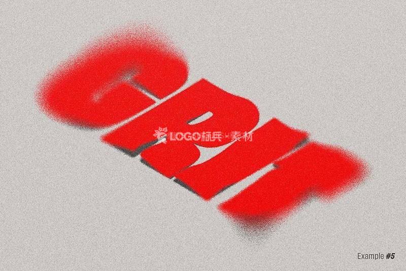 迷幻消散文字效果图层样式PSD-LOGO标兵-专业设计平台