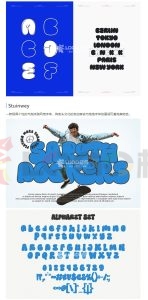 气泡涂鸦英文字体10款【合集】-LOGO标兵-专业设计平台