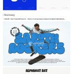 气泡涂鸦英文字体10款【合集】-LOGO标兵-专业设计平台-海量素材资源