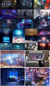 电脑桌面动态壁纸静态高清4K视频素材直播动态背景音乐电台哄睡-LOGO标兵-专业设计平台-海量素材资源