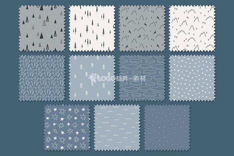 卡通极地动物和景观插画合集280+-LOGO标兵-专业设计平台-海量素材资源