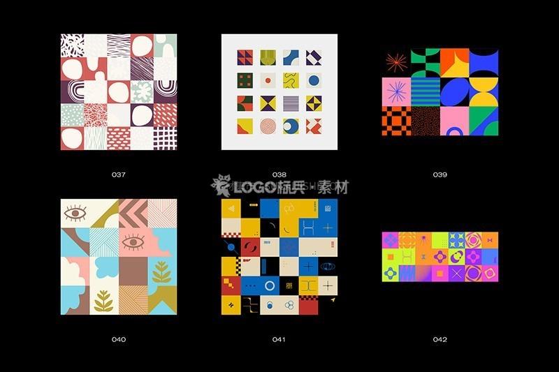 图片[4]-孟菲斯抽象背景图案 AI PNG格式30张 - LOGO标兵-专业设计平台-海量素材资源-LOGO标兵-专业设计平台-海量素材资源