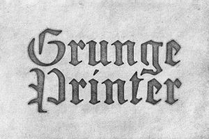 复古打印机文本效果PSD模板-LOGO标兵-专业设计平台-海量素材资源