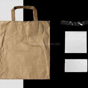 高品质牛皮纸袋样机模板PSD-LOGO标兵-专业设计平台-海量素材资源