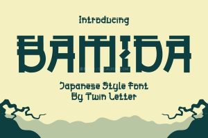 日式和风英文字体12款[合集]-LOGO标兵-专业设计平台