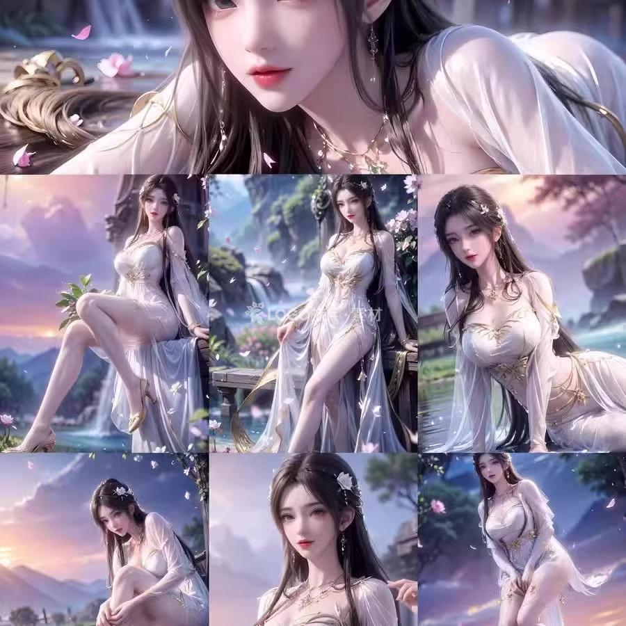 高清动漫卡通漫画图片二次元女生人物原神素材库手机电脑桌面壁纸-LOGO标兵-专业设计平台-海量素材资源