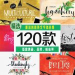 潮流创意英文字体120款【合集】-LOGO标兵-专业设计平台-海量素材资源