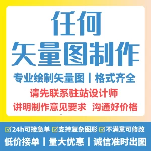 矢量图制作JPG图转AI适量LOGO图标源文件制作卡通形象转AI矢量图可无限放大-LOGO标兵-专业设计平台-海量素材资源