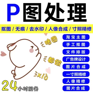 p图专业修图无痕改数字网站图制作LOGO设计pdf文件手机明细照片去水印抠图-LOGO标兵-专业设计平台-海量素材资源