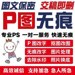 P图改字图文保密做完即删-LOGO标兵-专业设计平台-海量素材资源